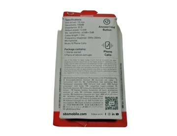 НАУШНИКИ SBS STUDIO MIX 100