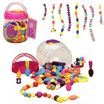 Koraliki do tworzenia biżuterii 150 el B.Toys 4+