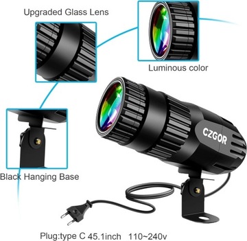 RGB прожектор Светодиодный прожектор с пультом дистанционного управления DISCOLIGHT