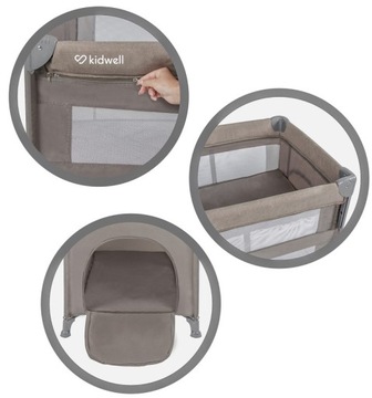 KIDWELL BLISSY LIFT ДВУХЯРОВАЯ ДВУХЯРУСНАЯ кроватка С ОТКИДНОЙ СТОРОНКОЙ