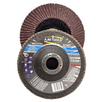 TARCZA LAMELKOWA LAMELOWA TARCZA SZLIFIERSKA DO METALU STALI 125mm P60