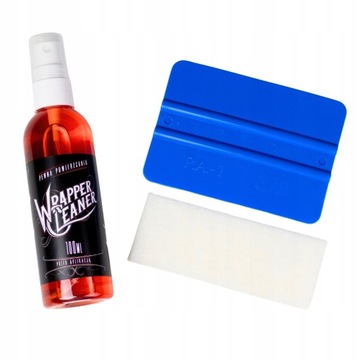 Mini zestaw do aplikacji folii rakla 3M + cleaner