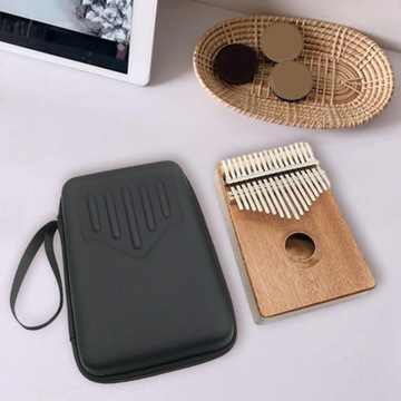 Защитный чехол для микрофона Kalimba из ЭВА с 17 клавишами и утолщенным шнурком
