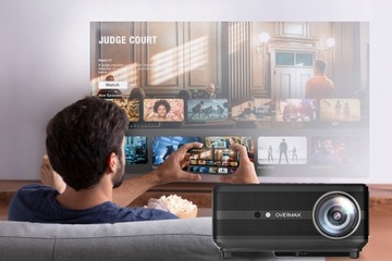 ПРОЕКТОР FullHD Автоматическая трапецеидальная коррекция Автофокусировка 2x HDMI 2xUSB Android 9.0