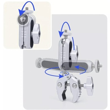 ДЕРЖАТЕЛЬ МОНИТОРА КРАБ ЗАЖИМ 1/4 3/8