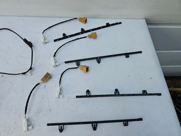 ВНУТРЕННИЕ РУЧКИ, НАКЛАДКА НА ДВЕРИ С ПОДСВЕТКОЙ AMBIENTE AUDI A4 B9 8W ЕВРОПА