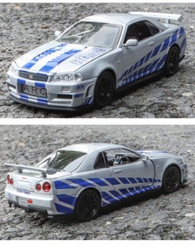 МОДЕЛЬ 1:32 Nissan Skyline GTR R34 ОРИГИНАЛЬНАЯ КОЛЛЕКЦИОННАЯ УПАКОВКА