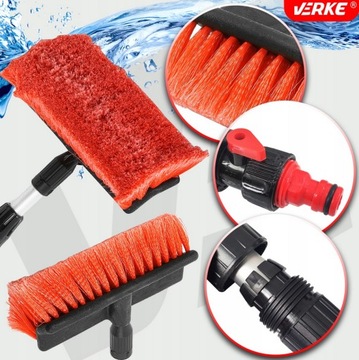 ТЕЛЕСКОПИЧЕСКАЯ ЩЕТКА ДЛЯ МОЙКИ АВТОМОБИЛЕЙ И ФОТОВОЛЬТАИЧЕСКИХ ПАНЕЛЕЙ 250см