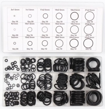 ORINGI ORING OLEJOODPORNE ZESTAW ORINGÓW 225SZT.