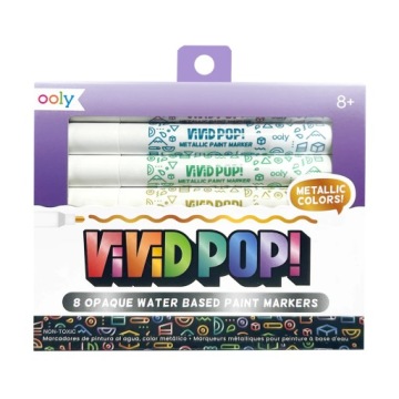 Маркери Акрилові Vivid Pop!! Металізовані