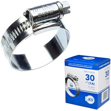 Obejma opaska ślimakowa Hi-Grip 22-30 opk.10 szt