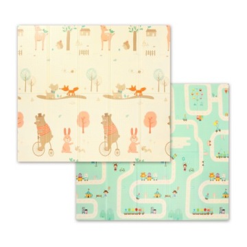 BABYONO килимок поролоновий XPE розвивальна складана для дітей 180x200 1480