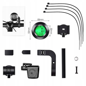 БЕСПРОВОДНОЙ ВЕЛОСИПЕДНЫЙ КОМПЬЮТЕР, СЧЕТЧИК КИЛОМЕТРОВ, ВЕЛОСИПЕДНЫЙ ТАХОГРАФ