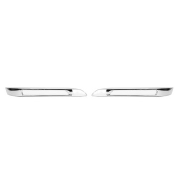 2pcs Fog Lamp Grille Chrome Molding Trim Cover Replacement for Benz GLK?Cla
