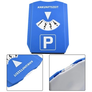 Tarcza parkingowa 15.2 Timer zegar * 12.4*0.8cm plastikowy Parking licznik