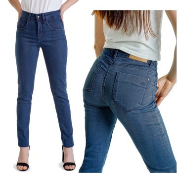 SPODNIE DAMSKIE JEANSOWE BLUE JASNE KLASYCZNE 3XL