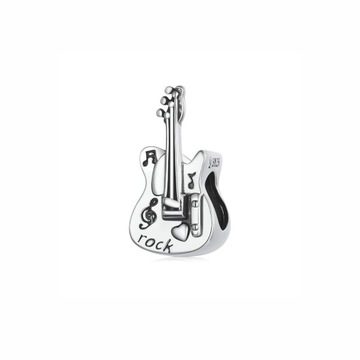 Srebrny Charms ORNAMO Gitara Basowa Srebro próba 925