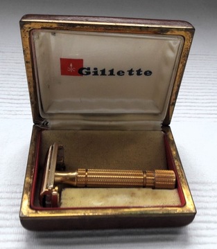 Maszynka Gillette Tech lata 50 REGUS PAT OFF USA.