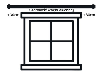 Карниз одинарный металлический, Черный матовый, 240 см, 19 мм, Цилиндр, различные рисунки
