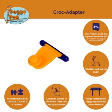 Peggy Peg Adapter Crock - Adapter 4szt