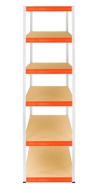 Regał metalowy regał magazynowy garażowy HELIOS HWO 213x050x50 6 półek