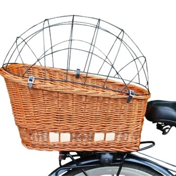 Koszyk WIKLINOWY kosz NA ROWER bagażnik DUŻY