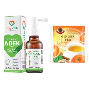 MyVita Witaminy suplement ADEK Forte krople 30 ml