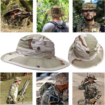 ШЛЯПА «БОННИ ПАНТЕРА» С ПОЛЯМИ SUNSHINE МИЛИТАРИ