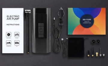 POMPKA ELEKTRYCZNA PRZENOŚNA DO ROWERU ROWEROWA 6000mAh