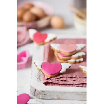 Формочки для печенья Decora HEARTS - LOVE, 2 шт.