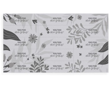 Polerka do Paznokci Blok Buffer 100/100 Aba Group Flowers Zestaw 45 szt