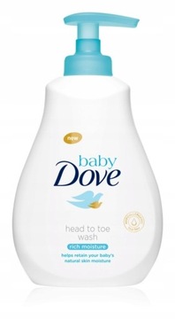 DOVE BABY RICH MOISTURE ГЕЛЬ ДЛЯ ТЕЛА И ВОЛОС 400мл