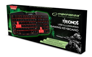ИГРОВАЯ КЛАВИАТУРА СО СВЕТОДИОДНОЙ ПОДСВЕТКОЙ ДЛЯ ГЕЙМЕРОВ