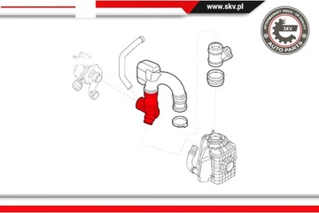 КАБЕЛЬ ТУРБИНЫ ESEN SKV ALFA ROMEO 156 1.9 JTD