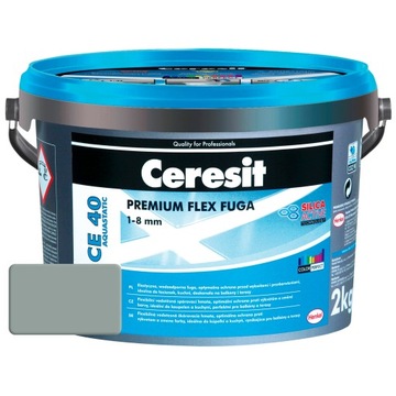 CERESIT CE40 Fuga Wodoodporna Elastyczna Steel 2kg