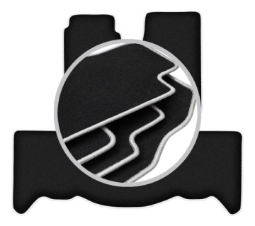 Koberce do auta stříbrné barvy pro: Jeep Grand Cherokee Zj terénní 1998-2005