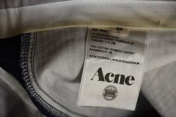 Acne Studios Roc Twill spodnie męskie W33L33 50