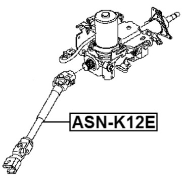 FEBEST ASN-K12E WAŁ NAPĘDOWY DOLNY