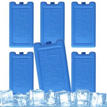 Wkład chłodzący do lodówki turystycznej 500ml x6