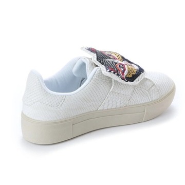 DESIGUAL TRAMPKI VEL ANIMAL buty sportowe sneakersy białe r. 39