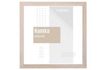 Рамка 40х40 фоторамки Sonoma светлая квадратная фоторамка МДФ CADRO