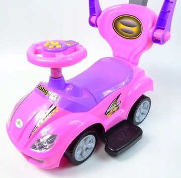 МАШИНКА С РУЧКОЙ, 3 ЦВЕТА