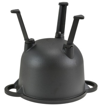 Чугунный котелок 11 литров охотничий котелок для барбекю FIREPLACE GRILL ROSSNER