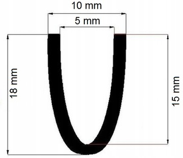 БЕСЦВЕТНАЯ кромочная полоса кромочная 5мм