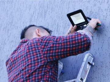 ВОДОНЕПРОНИЦАЕМАЯ НАРУЖНАЯ галогенная светодиодная лампа мощностью 30 Вт