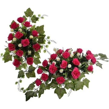 ИСКУССТВЕННЫЕ ЦВЕТЫ CREEMETERY DECREES КОМПОЗИЦИЯ РОЗ ЦВЕТОЧНЫЙ ГОРШОК НАБОР ПАМЯТНИК