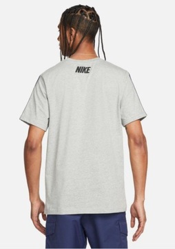 Koszulka NIKE Sportswear Repeat Men's T-Shirt roz M SZARA