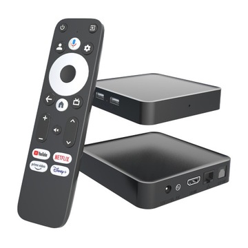 SMART TV BOX PRZYSTAWKA WIFI 2/32GB GOOGLE TV 2024 ANDROID 12 4K ASYSTENT