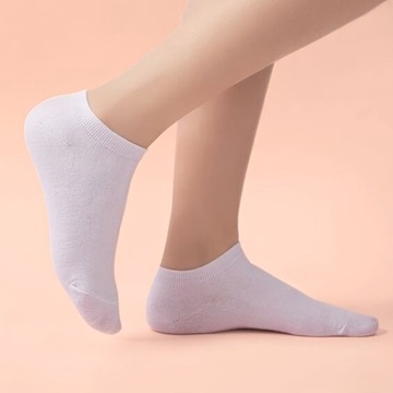 12 НОСКОВ ЖЕНСКИЕ БАМБУКОВЫЕ НОСКИ, БЕЛЫЕ, ВЫСОКОГО КАЧЕСТВА 35-38