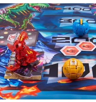 НАБОР ПЛАТИНОВЫХ ФИГУРОК BAKUGAN EVOLUTIONS + КОВРИК